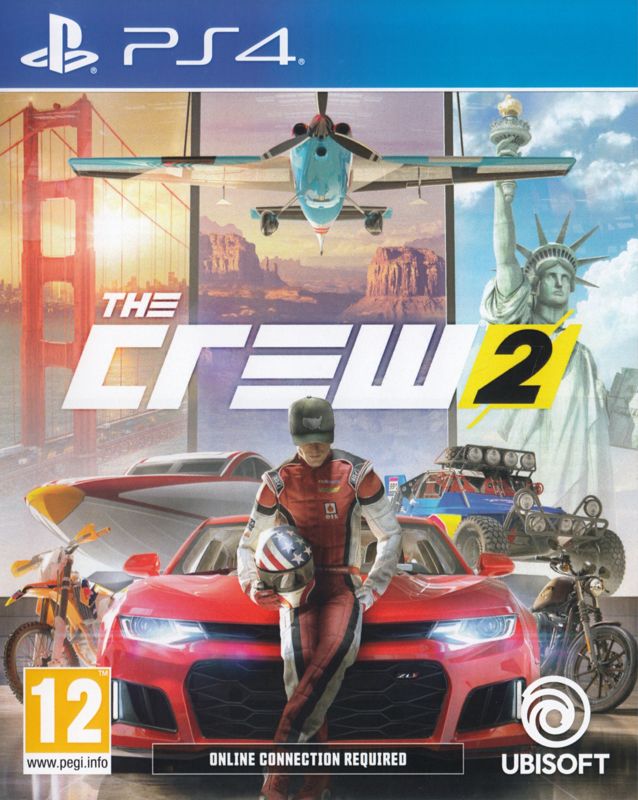 The Crew 2 Deluxe Edition box art for Playstation 4